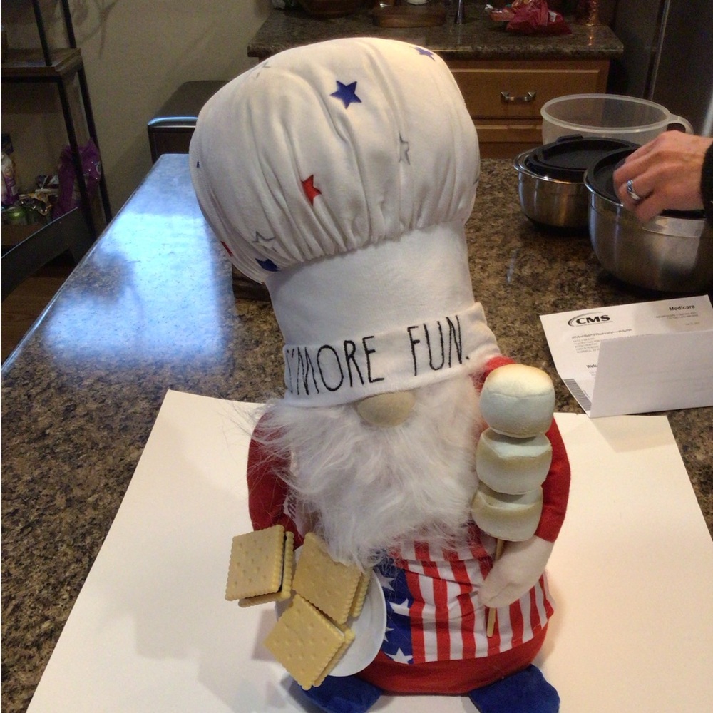 Rae Dunn Fourth of July gnome